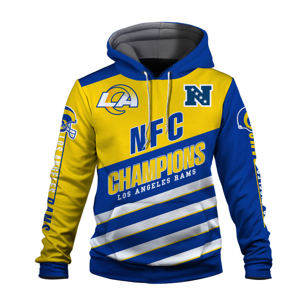 Los Angeles Rams Limited Edition Honoring NFC Champions 2025 3D Hoodie