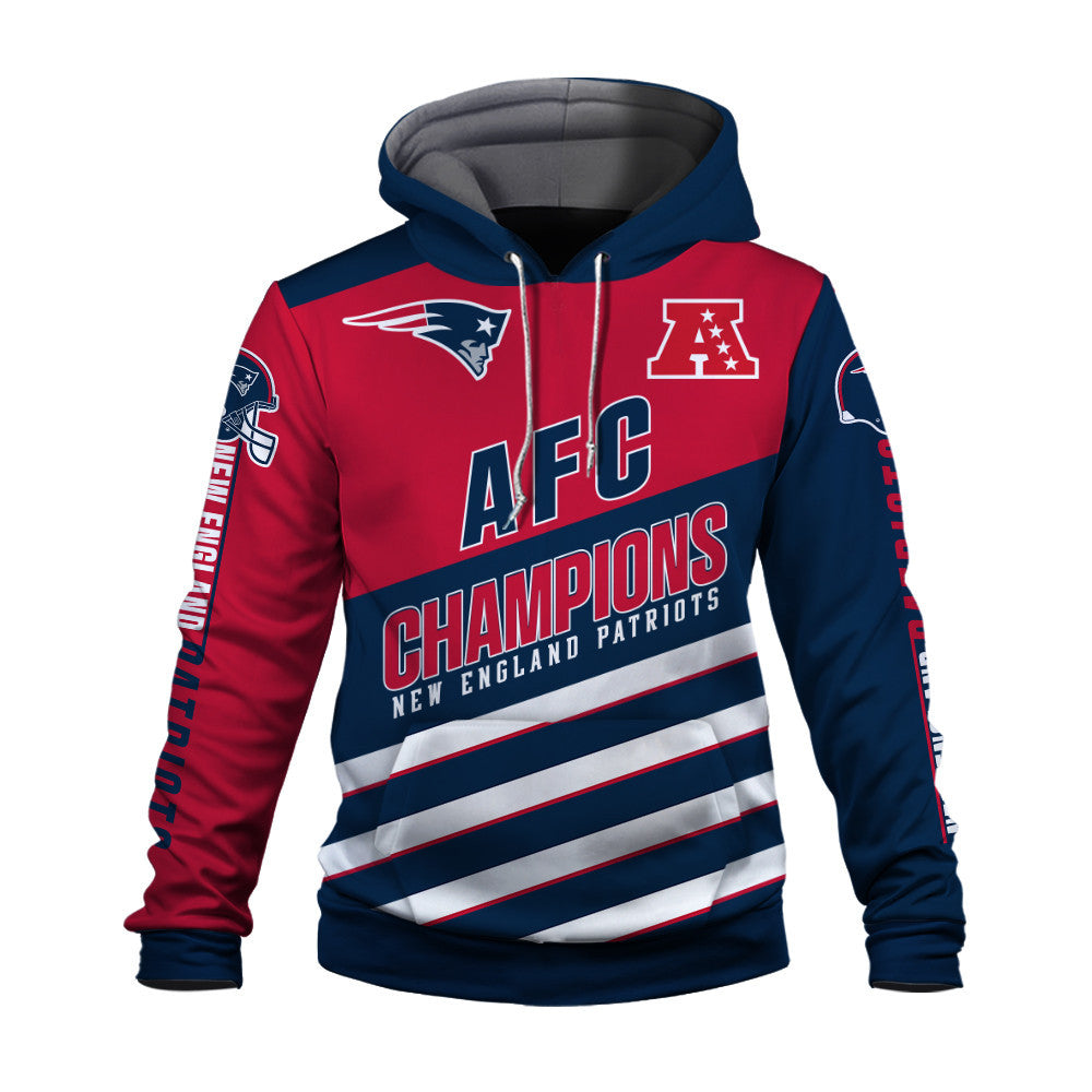 New England Patriots Limited Edition Honoring AFC Champions 2025 3D Hoodie