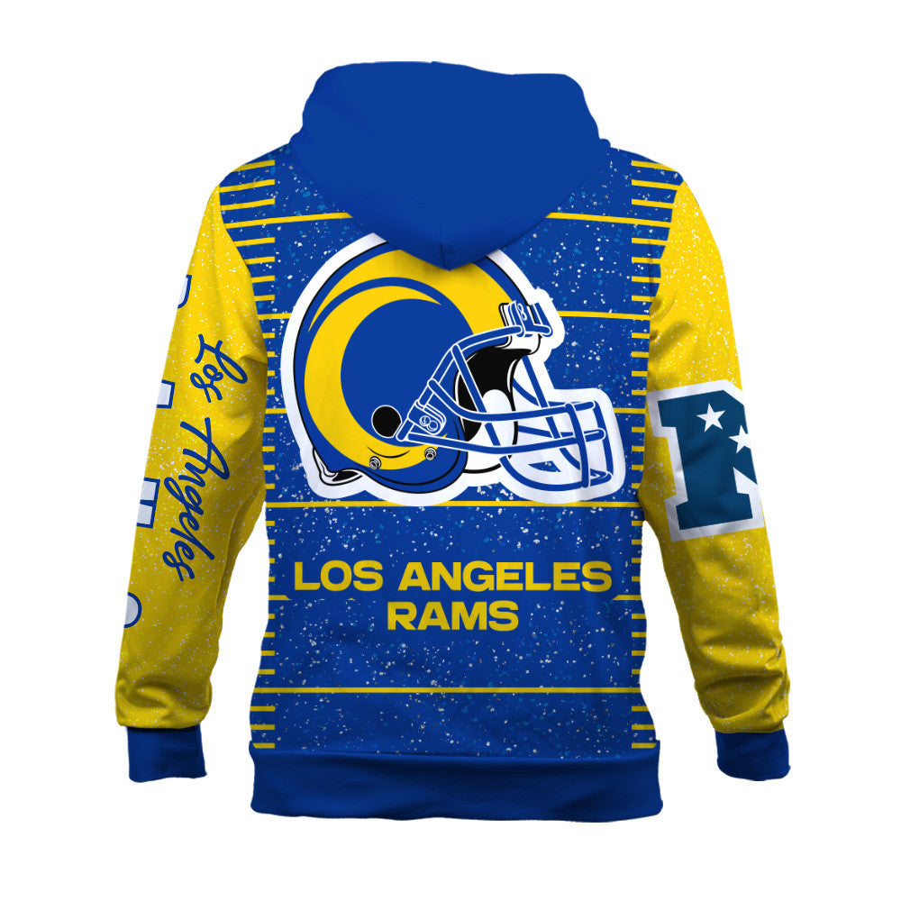 Los Angeles Rams Exclusive National Football League Graphic Design 3D Hoodie