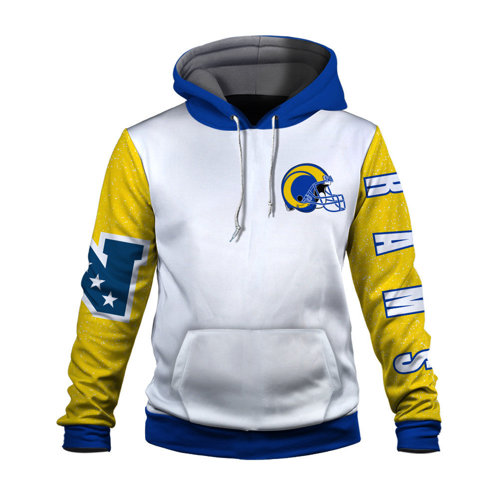Los Angeles Rams Exclusive National Football League Graphic Design 3D Hoodie
