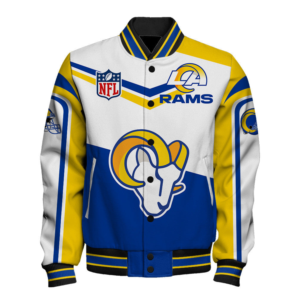 NFL Los Angeles Rams Power Forward Full-Snap Limited Edition Varsity Jacket