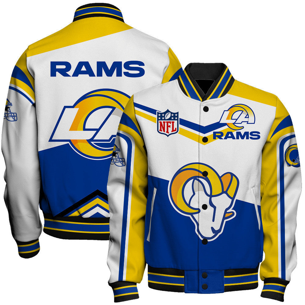 NFL Los Angeles Rams Power Forward Full-Snap Limited Edition Varsity Jacket