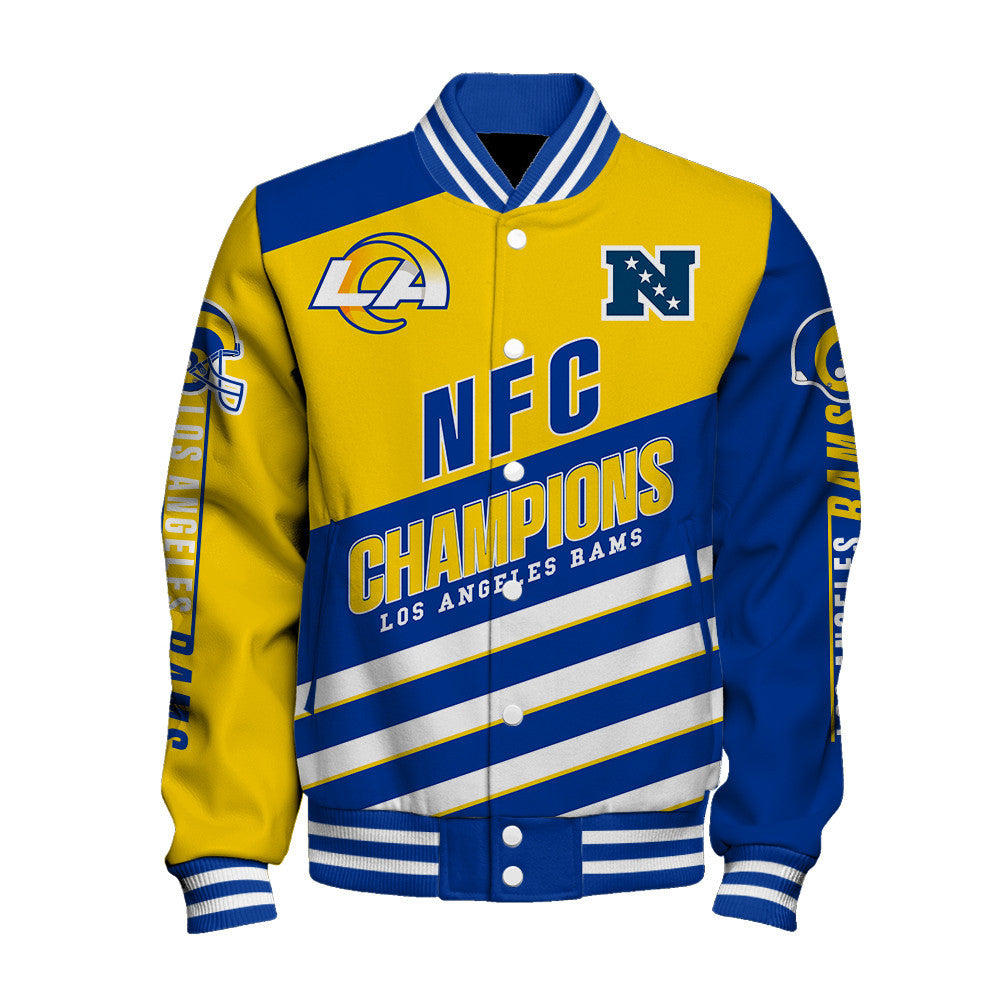 Los Angeles Rams Limited Edition Honoring NFC Champions 2025 Varsity Jacket