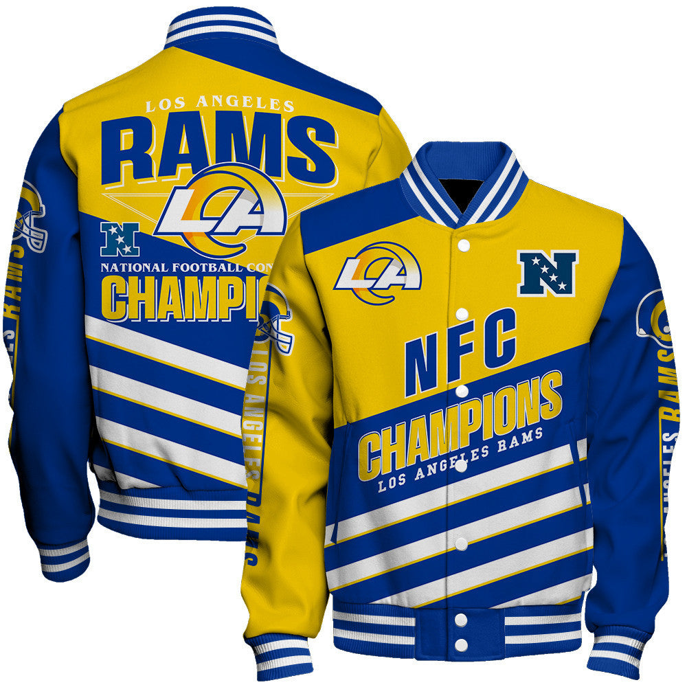 Los Angeles Rams Limited Edition Honoring NFC Champions 2025 Varsity Jacket