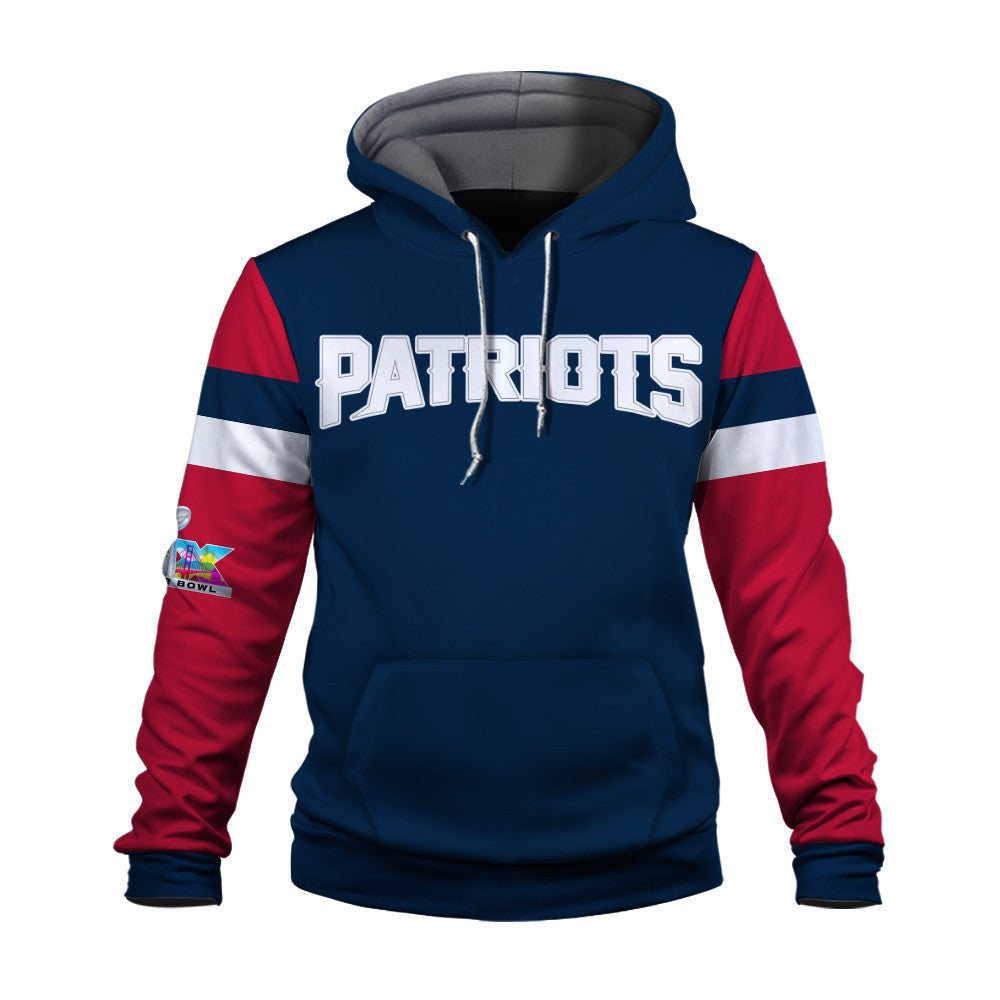 New England Patriots American Football Conference Champions 2025 3D Hoodie