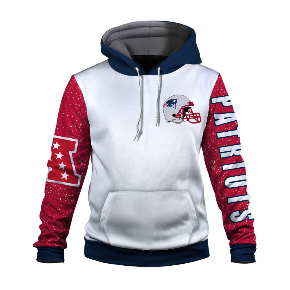 New England Patriots Exclusive National Football League Graphic Design 3D Hoodie