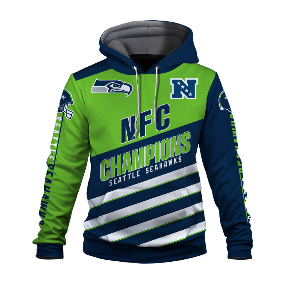 Seattle Seahawks Limited Edition Honoring NFC Champions 2025 3D Hoodie
