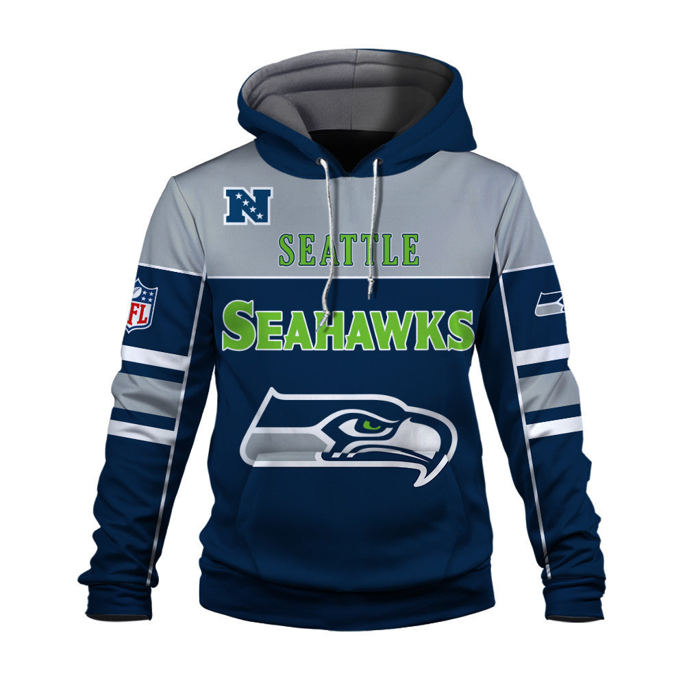 NFL Seattle Seahawks Built To Win 3D Hoodie For Die-hard Fans