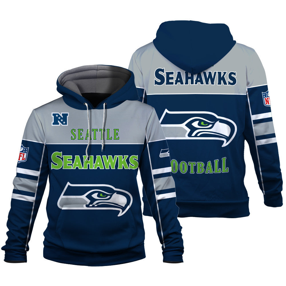 NFL Seattle Seahawks Built To Win 3D Hoodie For Die-hard Fans