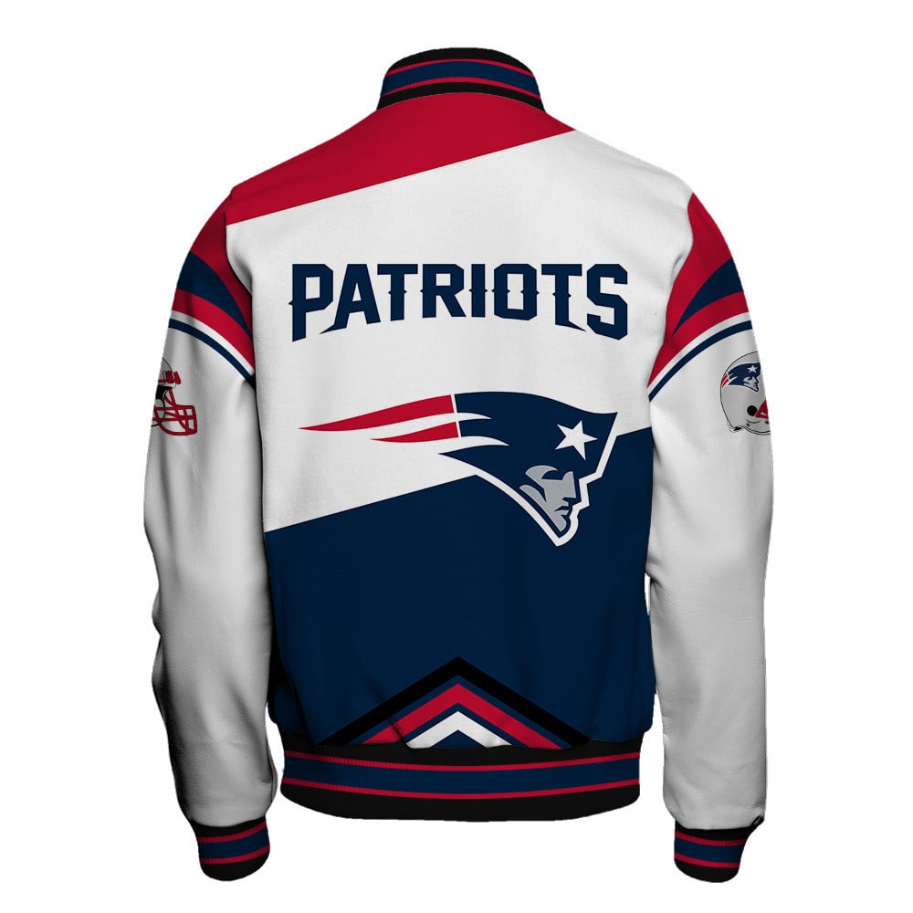 NFL New England Patriots Power Forward Full-Snap Limited Edition Varsity Jacket