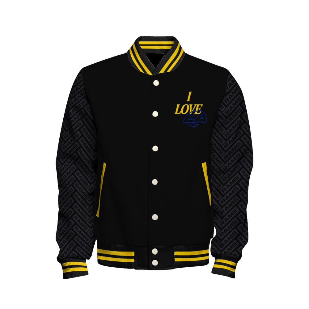 NFL Los Angeles Rams I Love Rams Iconic Edition Classic Varsity Jacket