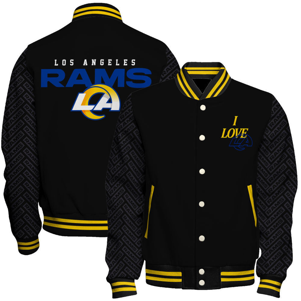 NFL Los Angeles Rams I Love Rams Iconic Edition Classic Varsity Jacket