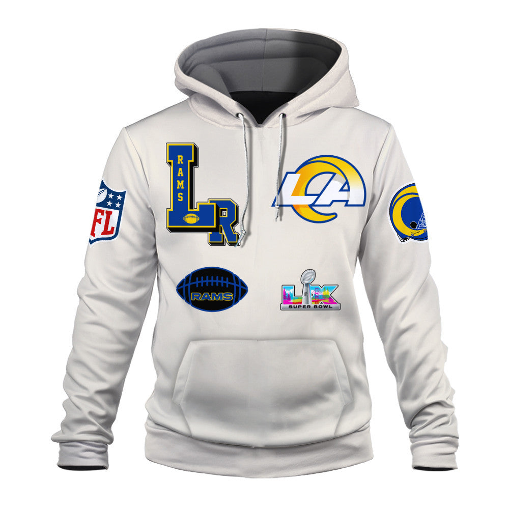 Los Angeles Rams When Icons Become Art 3D Hoodie