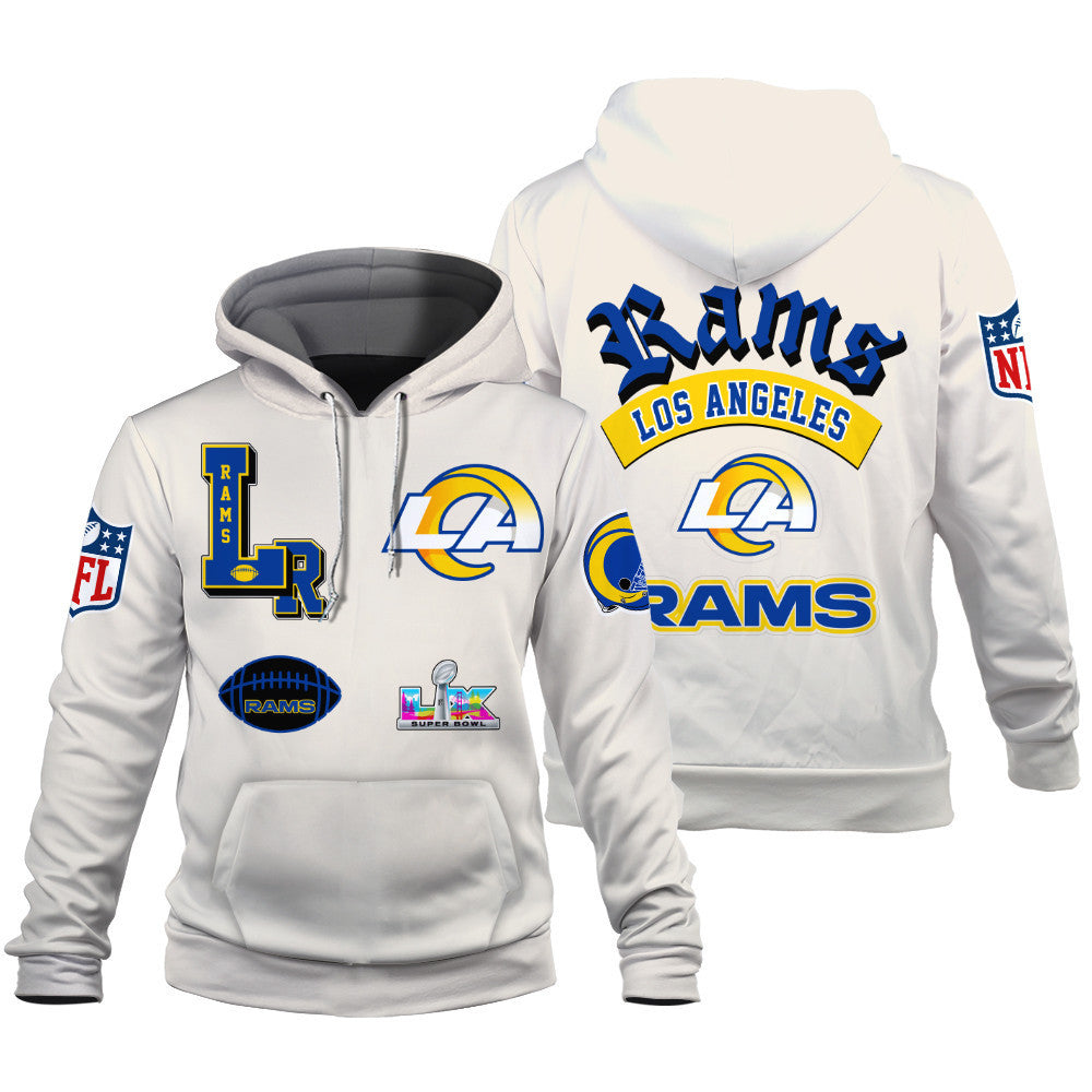 Los Angeles Rams When Icons Become Art 3D Hoodie