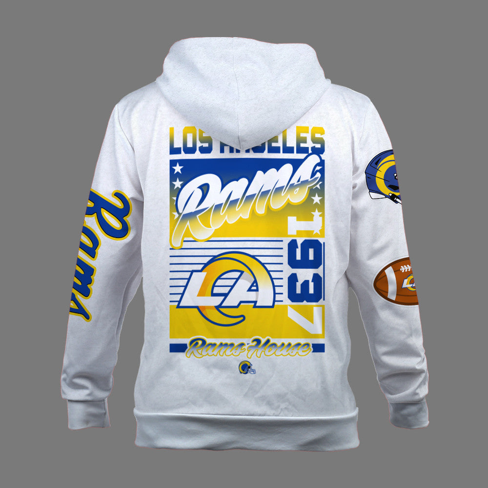 Los Angeles Rams Breaking All Conventional Design Standards 3D Zip Hoodie