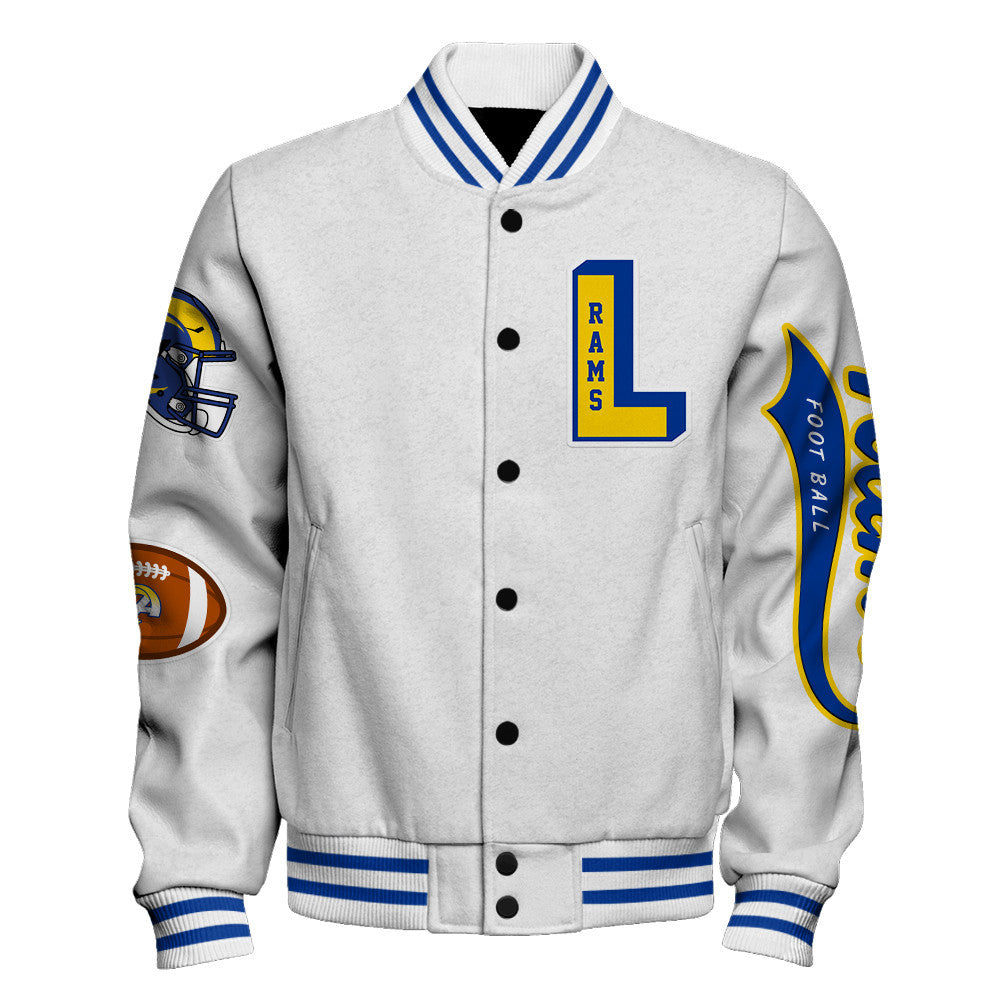Los Angeles Rams Breaking All Conventional Design Standards Varsity Jacket