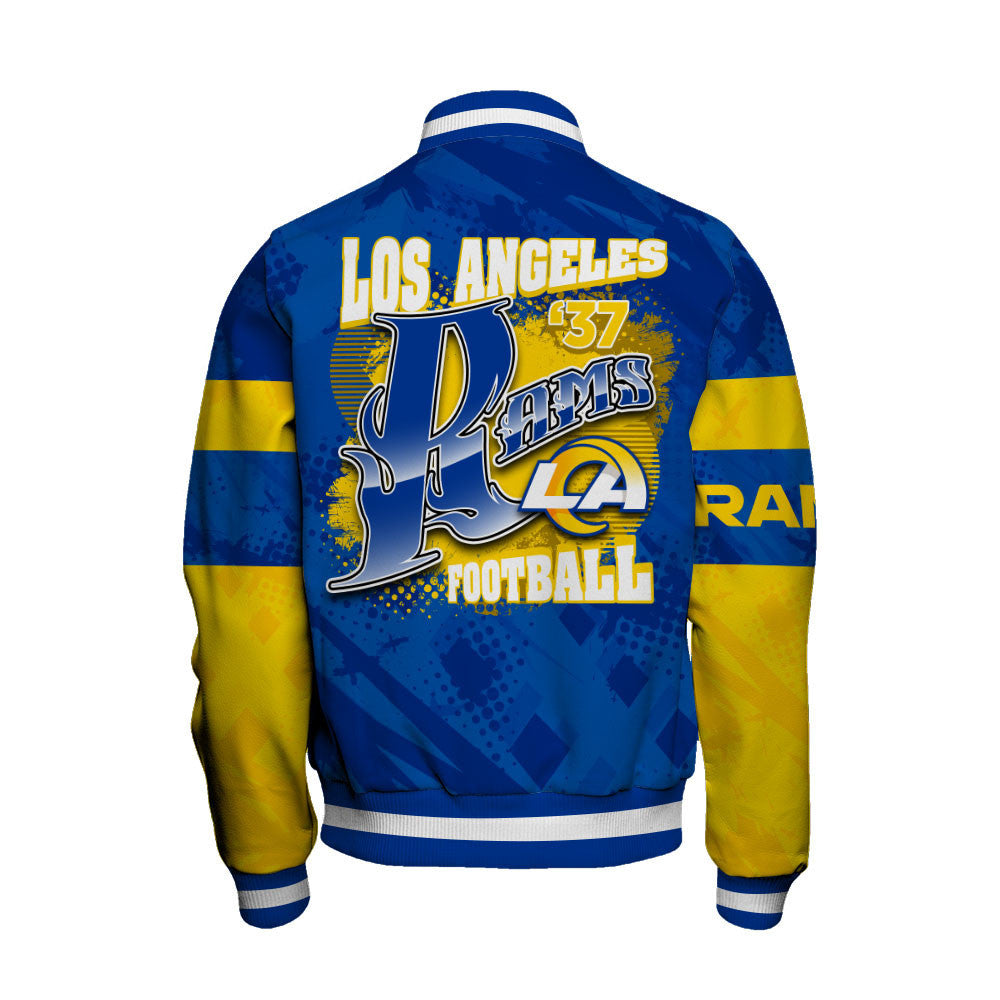 NFL Los Angeles Rams Warrior Spirit Signature Collection Retro Varsity Jacket