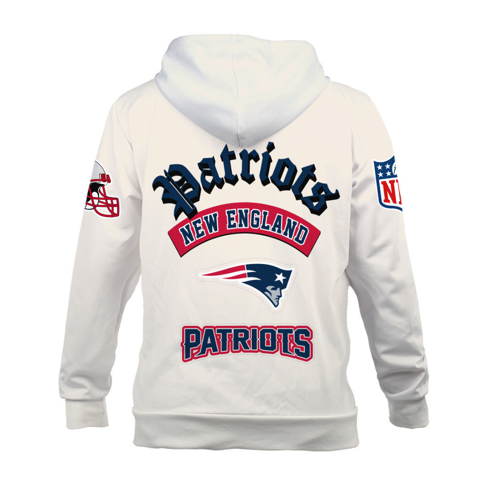 New England Patriots When Icons Become Art 3D Zip Hoodie
