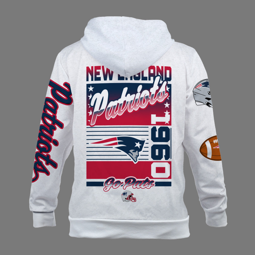 New England Patriots Breaking All Conventional Design Standards 3D Hoodie