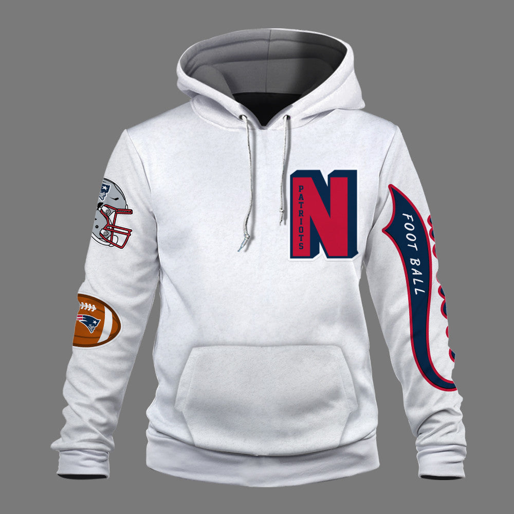 New England Patriots Breaking All Conventional Design Standards 3D Hoodie