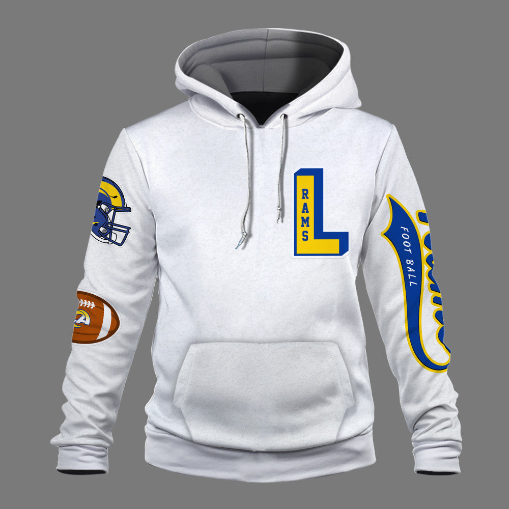 Los Angeles Rams Breaking All Conventional Design Standards 3D Hoodie