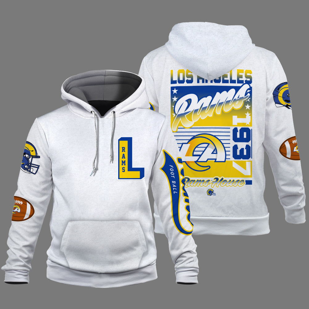 Los Angeles Rams Breaking All Conventional Design Standards 3D Hoodie