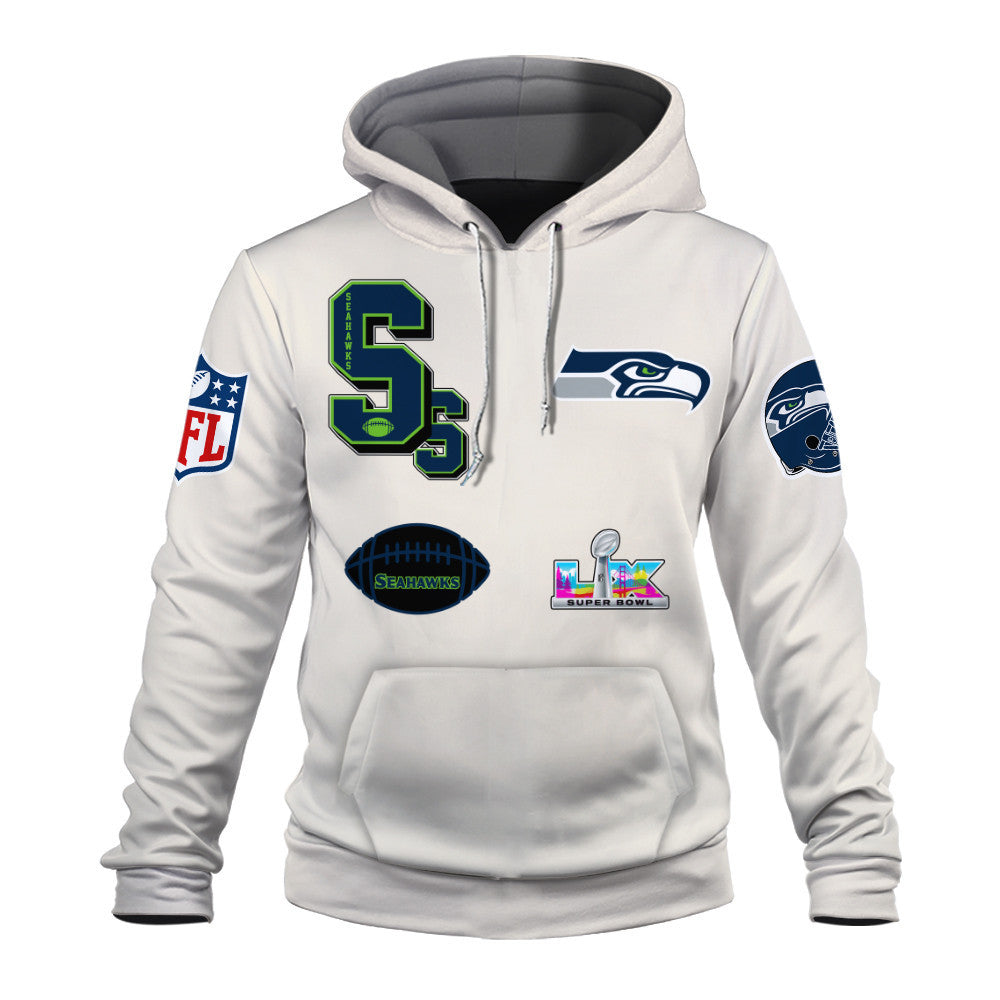 Seattle Seahawks When Icons Become Art 3D Hoodie