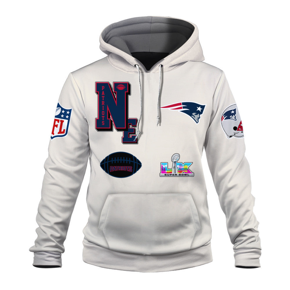 New England Patriots When Icons Become Art 3D Hoodie