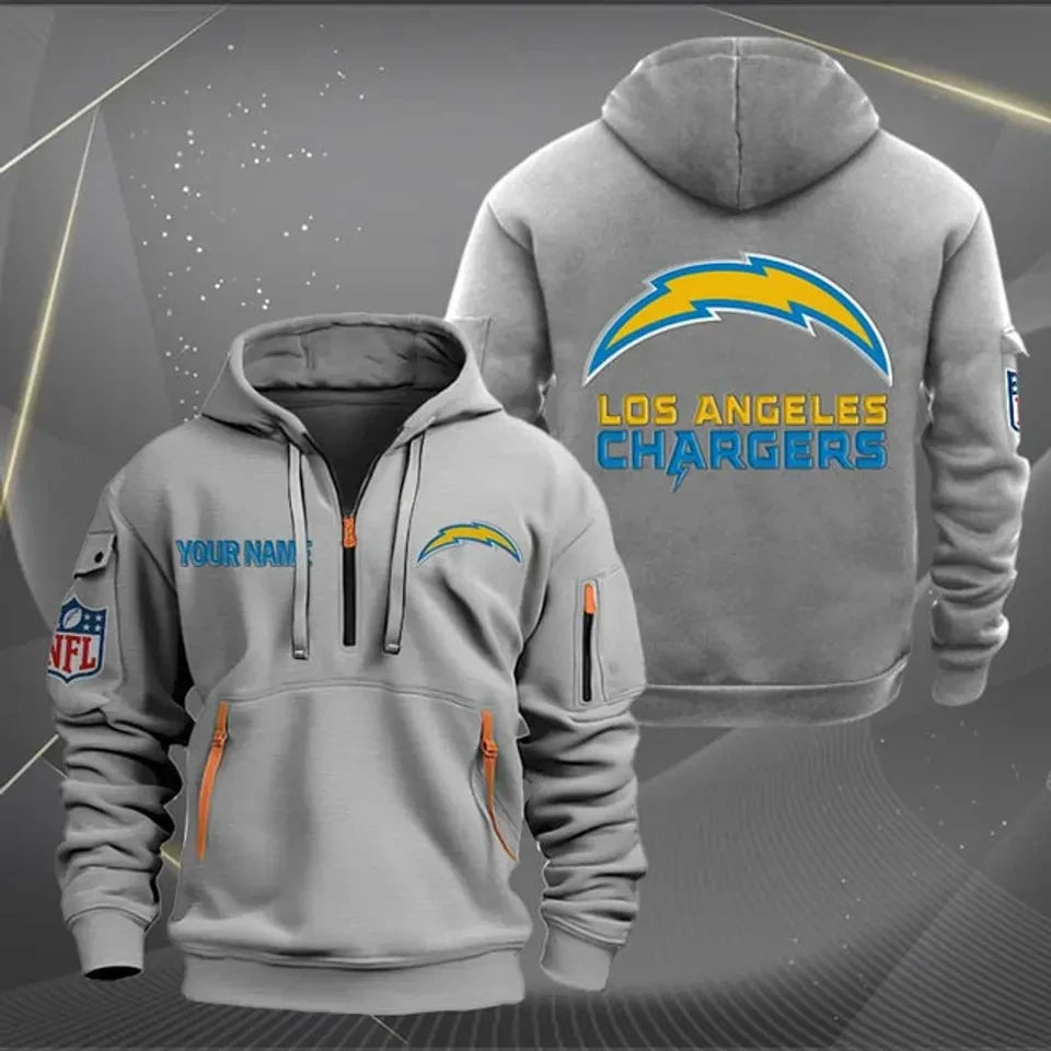 Los Angeles Chargers Personalized Fan Edition 3D Dynamic Hoodie
