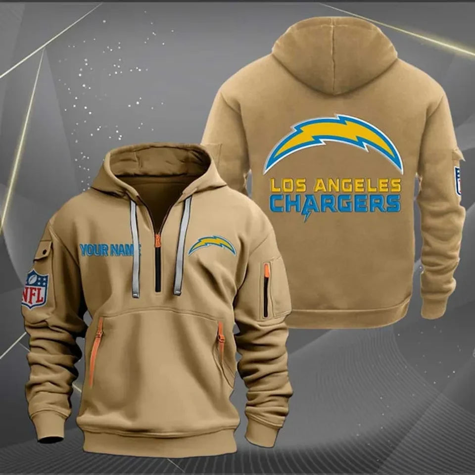 Los Angeles Chargers Personalized Fan Edition 3D Dynamic Hoodie