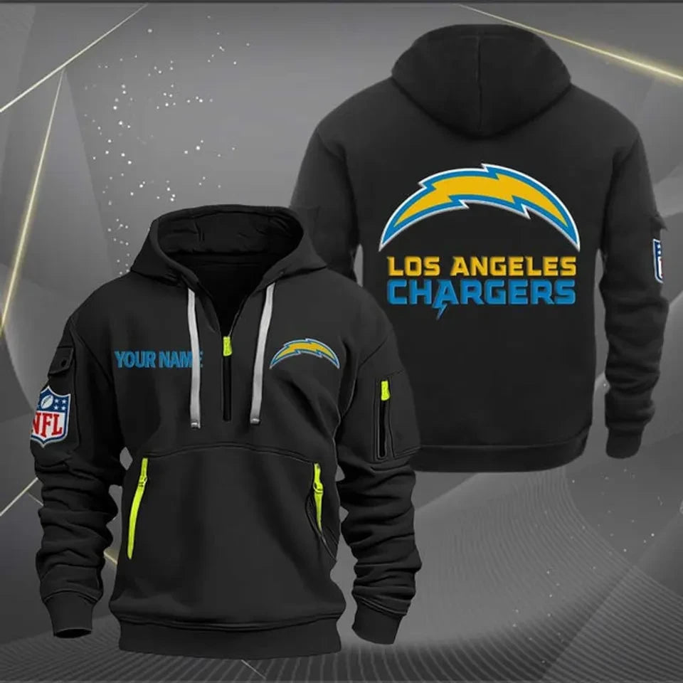 Los Angeles Chargers Personalized Fan Edition 3D Dynamic Hoodie