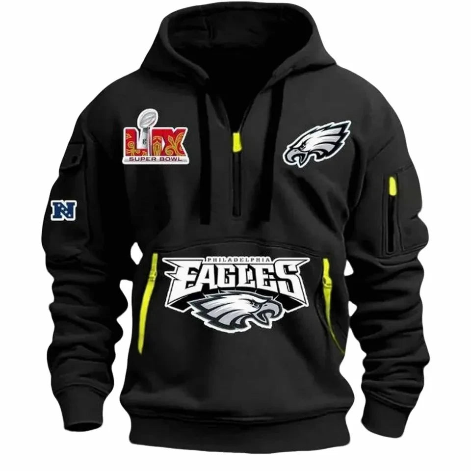 Philadelphia Eagles Full-Print Legacy Tribute 3D Dynamic Hoodie