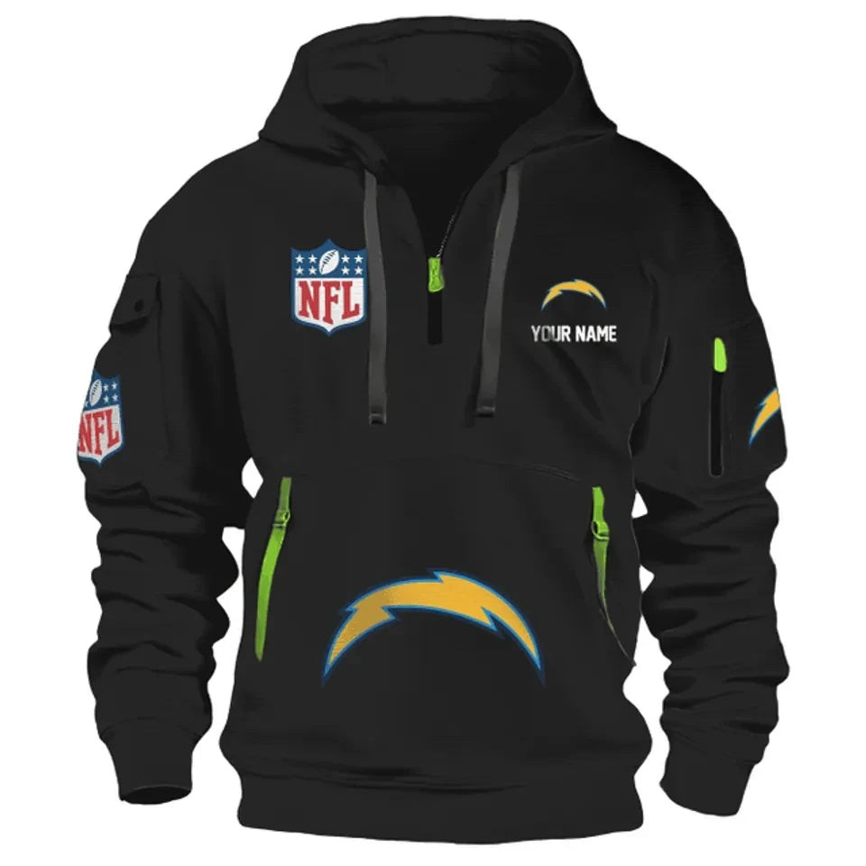 Los Angeles Chargers NFL Sleeve Patch Custom Print 3D Dynamic Hoodie