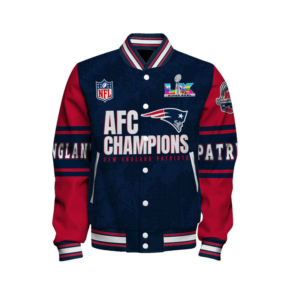 New England Patriots NFC Conference Champions Varsity Jacket