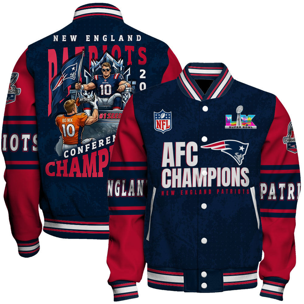 New England Patriots NFC Conference Champions Varsity Jacket