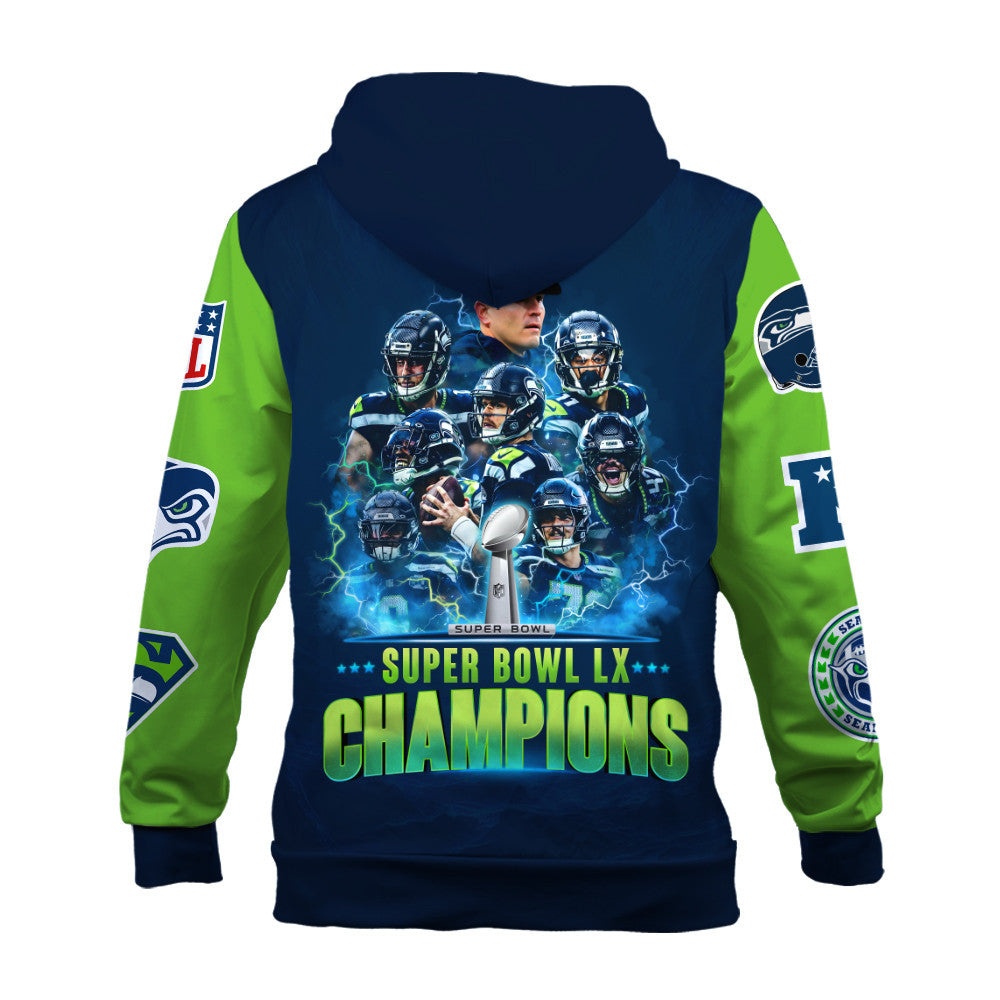 Seattle Seahawks The "Champion Spirit" Hoodie