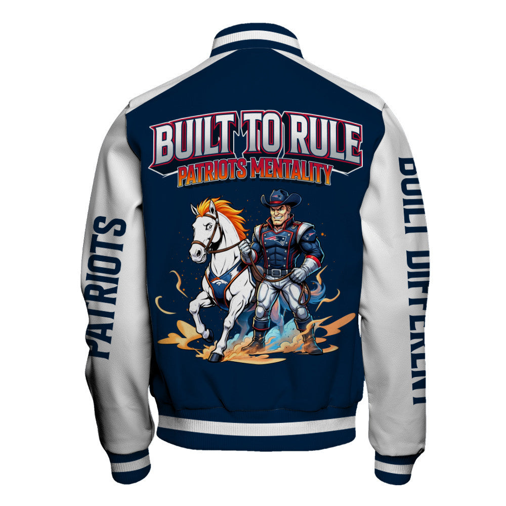 New England Patriots Built The Rule Varsity Jacket