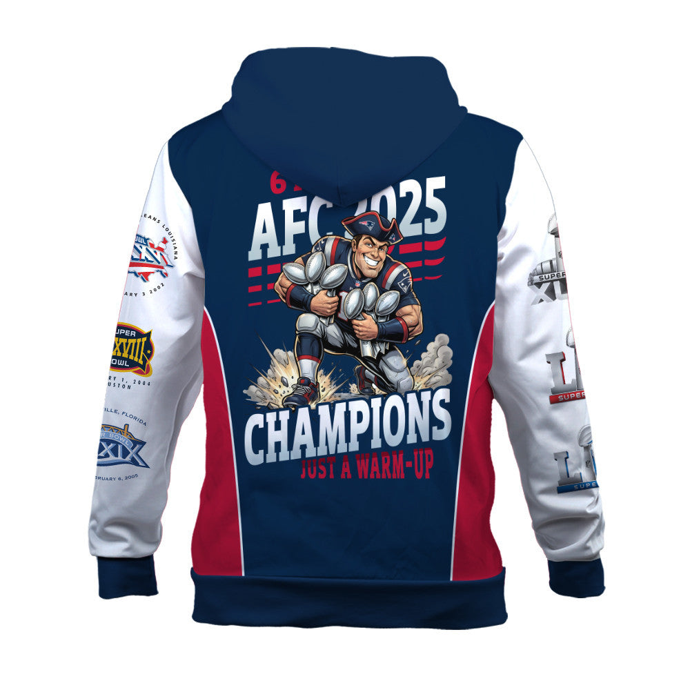 New England Patriots The Pinnacle Of Sports Mascot Art Hoodie