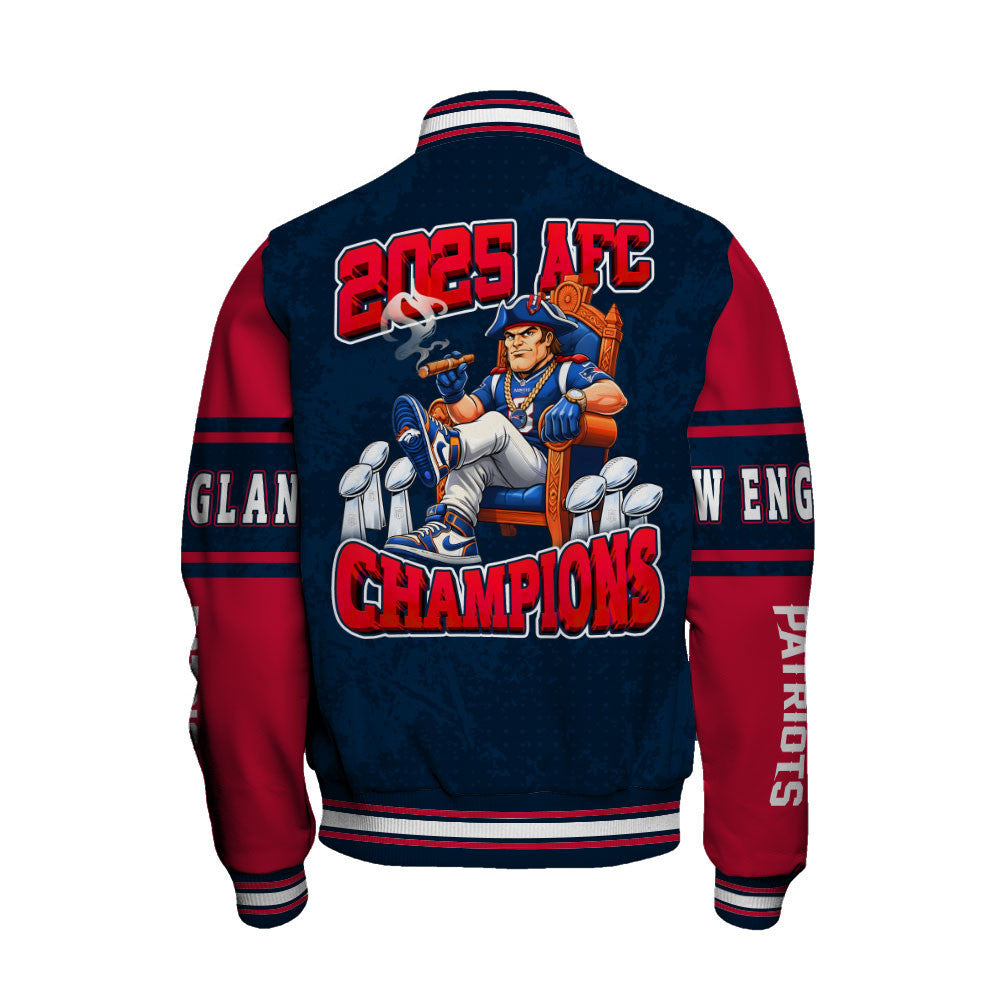 New England Patriots Championship Glow Edition Varsity Jacket