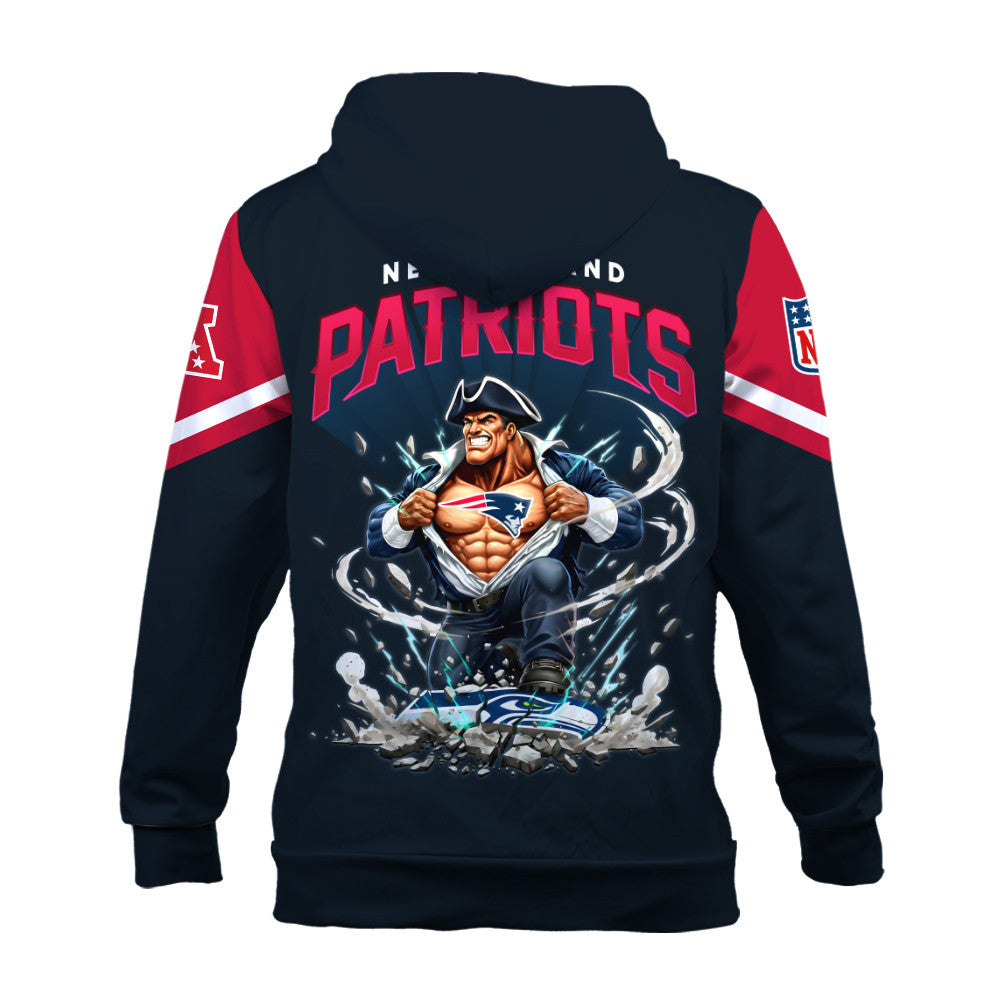 New England Patriots "The Boss" Zip Hoodie