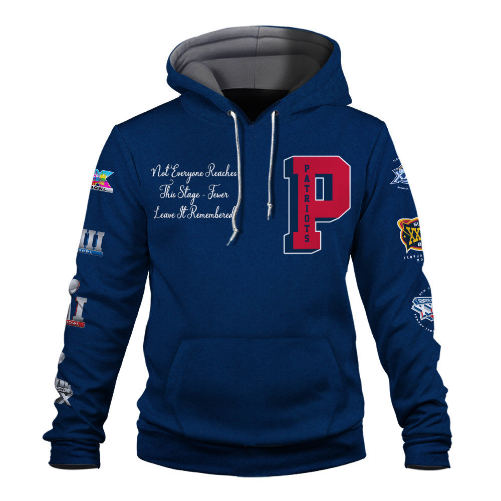 New England Patriots Seattle Bowl LX Champions Design 3D Hoodie