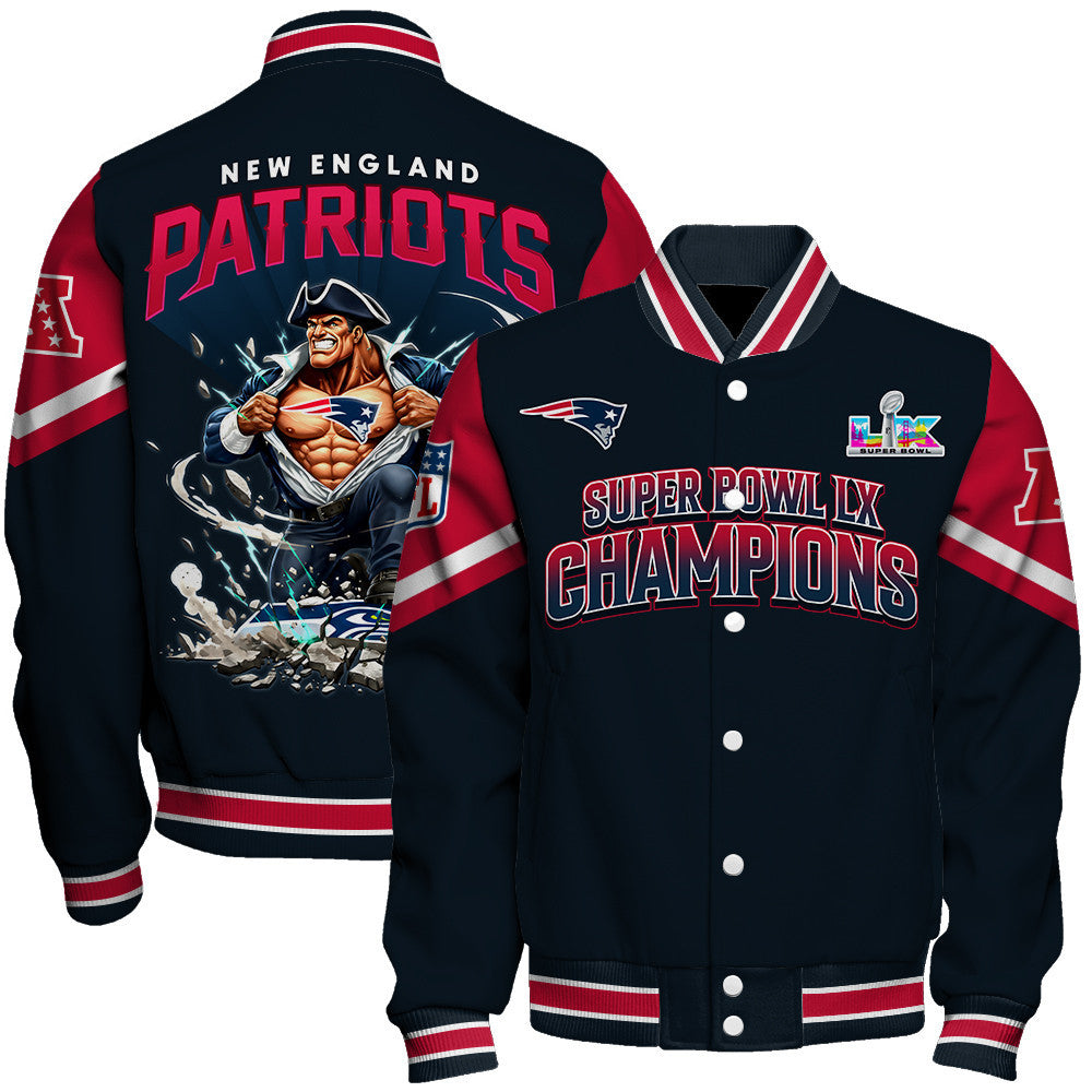 New England Patriots "The Boss" Varsity Jacket