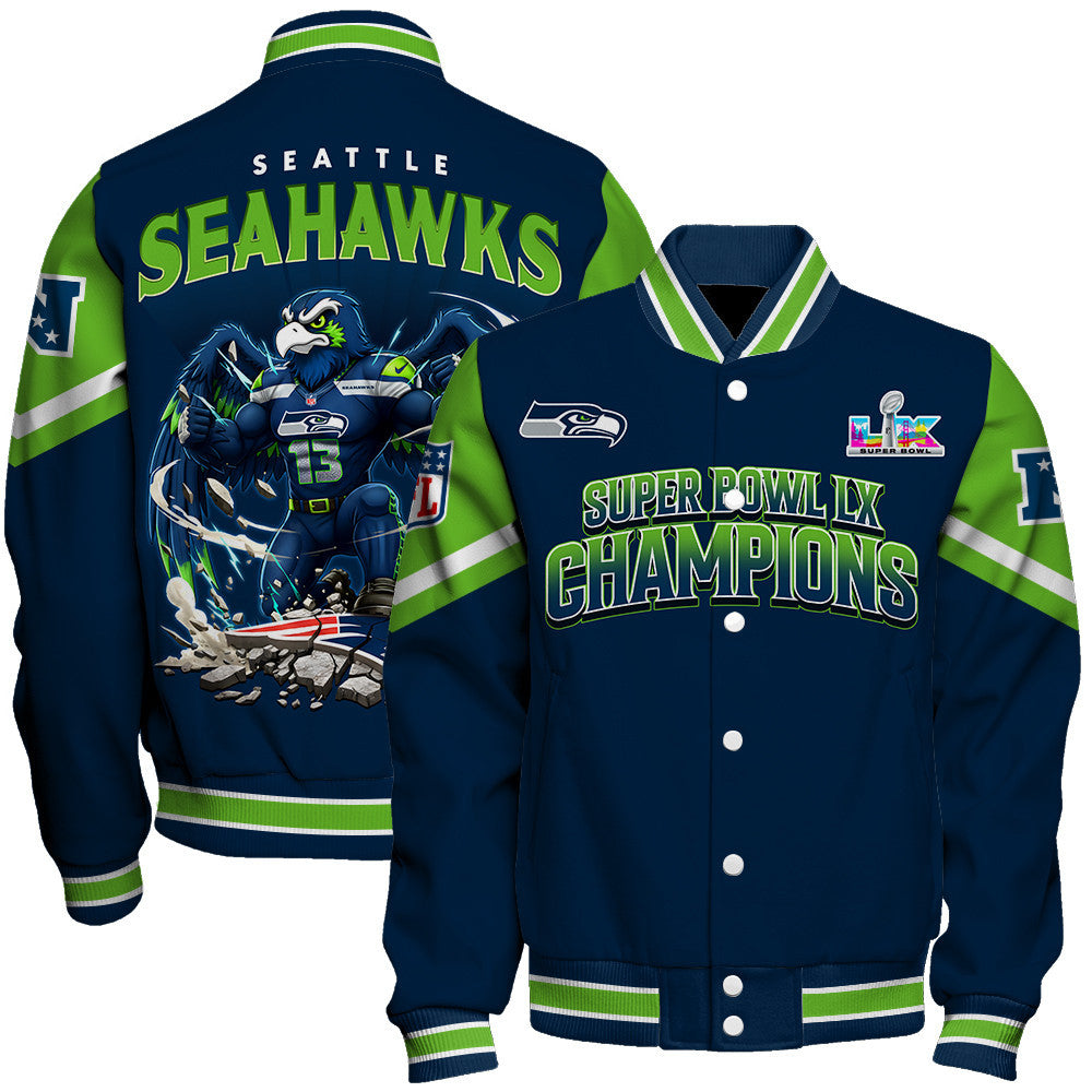 Seattle Seahawks "The Boss" Varsity Jacket