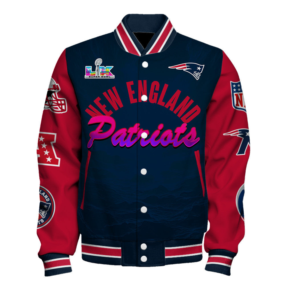New England Patriots The "Champion Spirit" Varsity Jacket